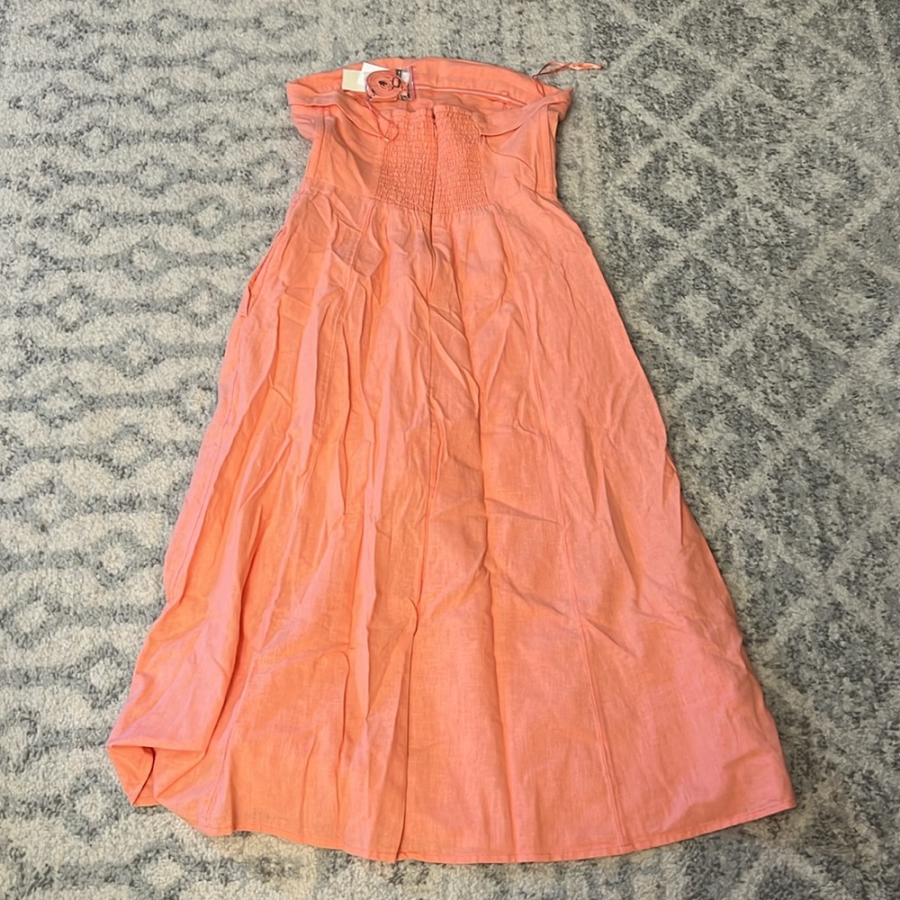 NEW Abercrombie & Fitch Linen Dress - Picture 3 of 4